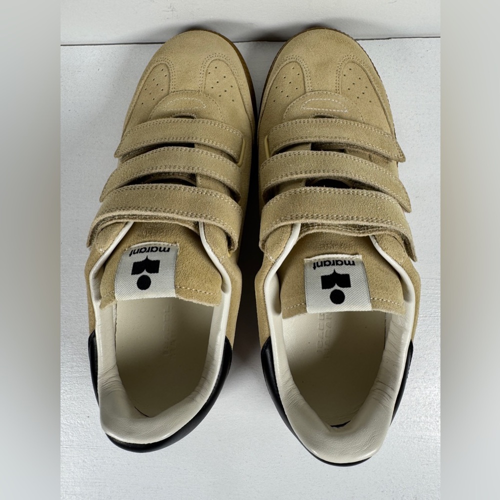 Women’s Isabel Marant Beth Low Top Sneakers Toffee/red Brand New Size 40 - Picture 4 of 6